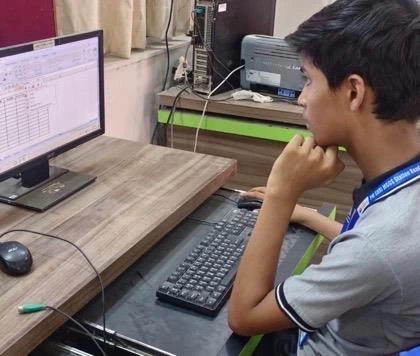 Students learning